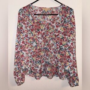 Hope & Harlow Floral Blouse Size Small
